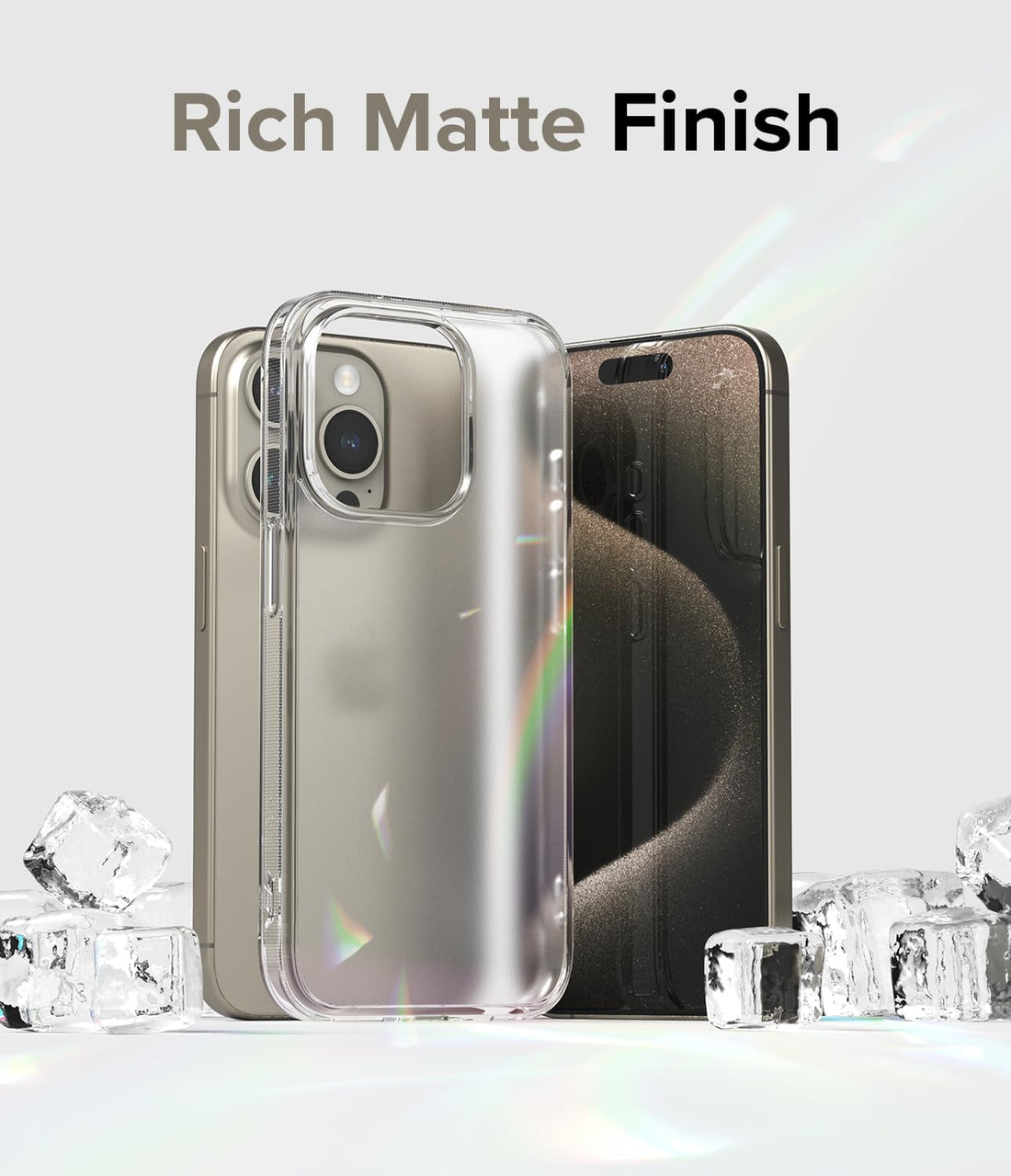 Non-Yellowing ,Anti Fingerprint Matte Transparent Phone Cover
