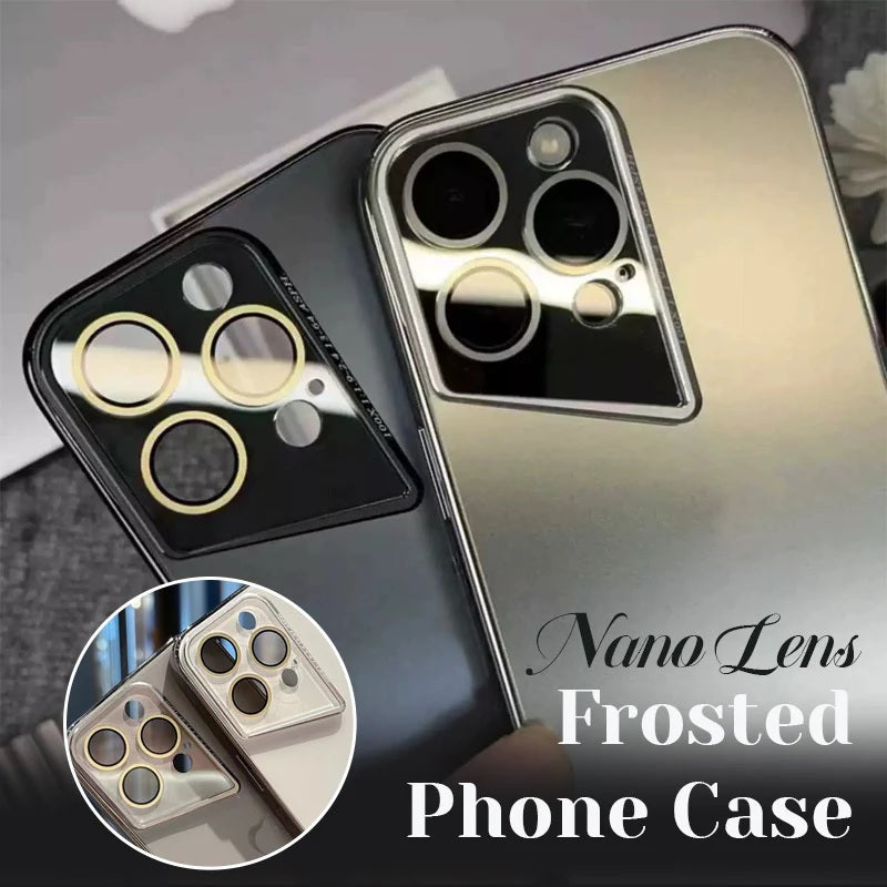Nano Prismatic Lens Frosted Fibre Glass Porshe Phone with Camera Case