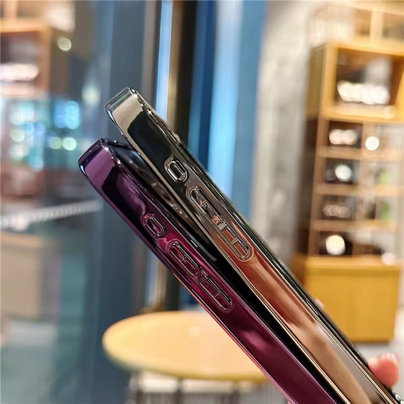 Nano Prismatic Lens Frosted Fibre Glass Porshe Phone with Camera Case