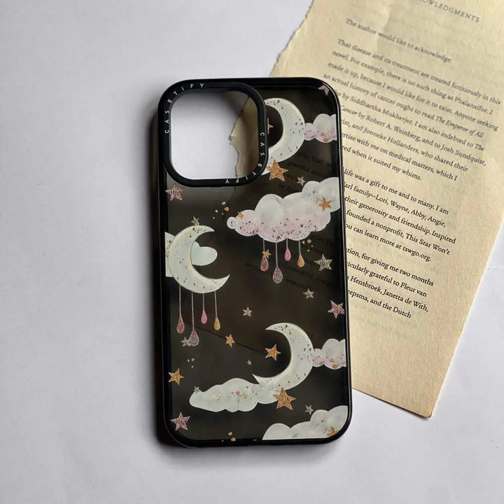 Moon Candy Cotton Impact Design Clouds Pattern Cute Aesthetic Case