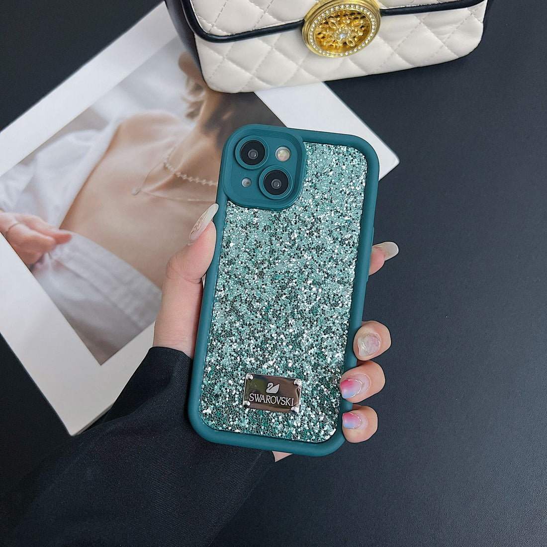 Diamond Glitter Sparkle Bling Crystalline Luxury Gem Stone Case