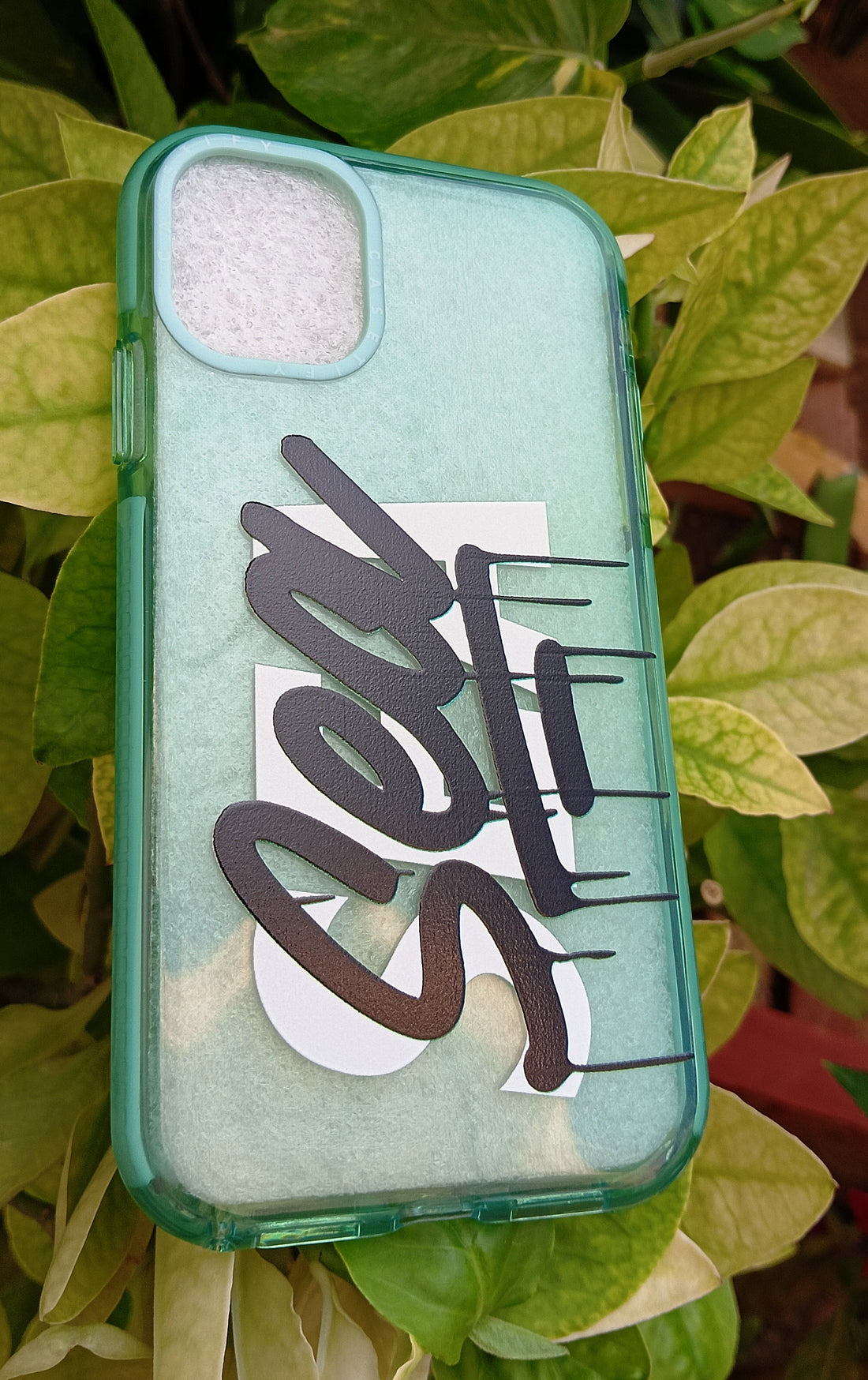 Pastel Light Green Wind and Sea Beach Water Lovers Translucent Bumper Case