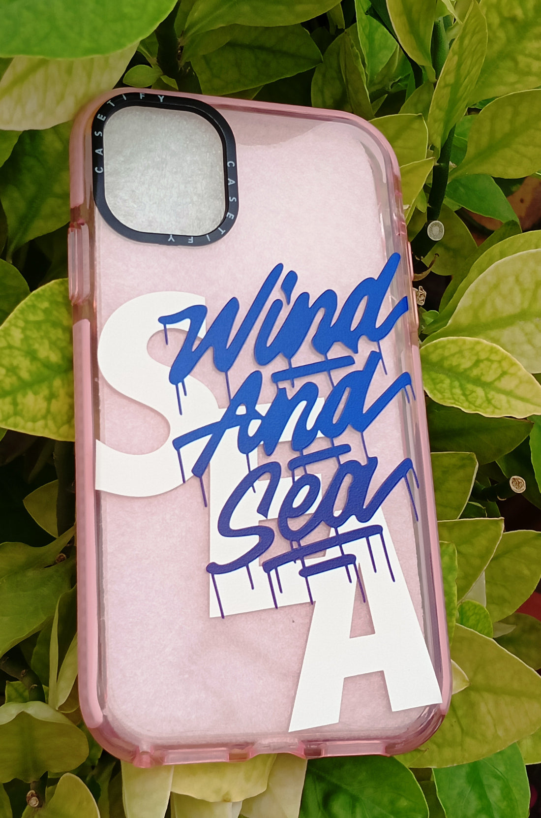 Pastel Baby Pink Wind and Sea Beach Water Lovers Translucent Bumper Case