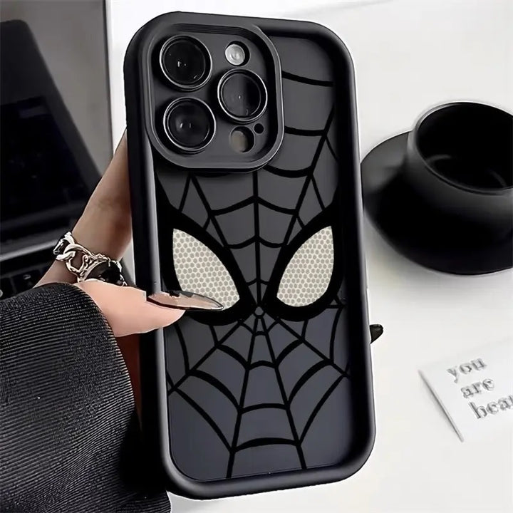 3D Spidey Face Mask Super Hero Movies Spider Man Cartoon Case | Love Black Web