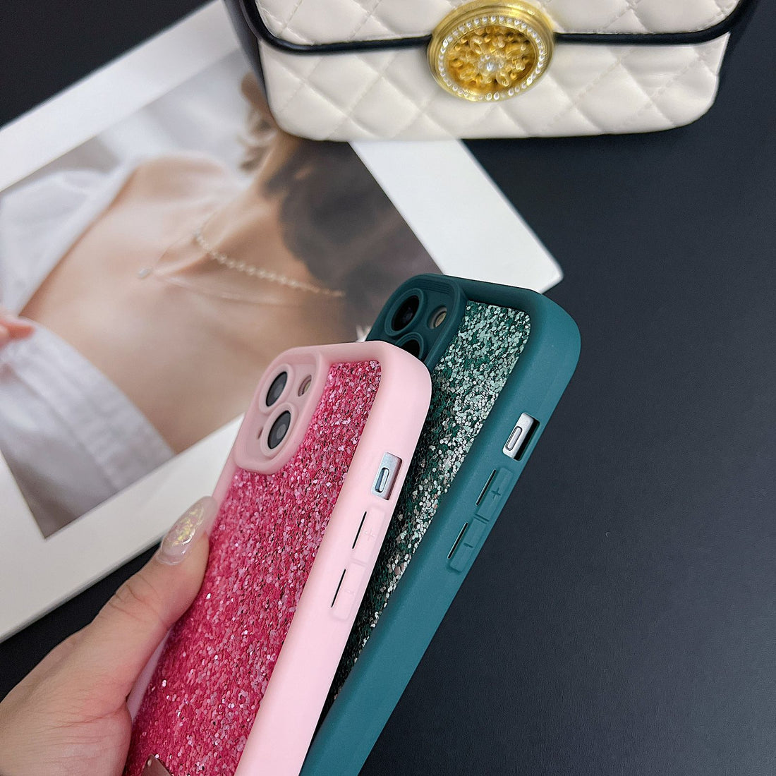 Diamond Glitter Sparkle Bling Crystalline Luxury Gem Stone Case