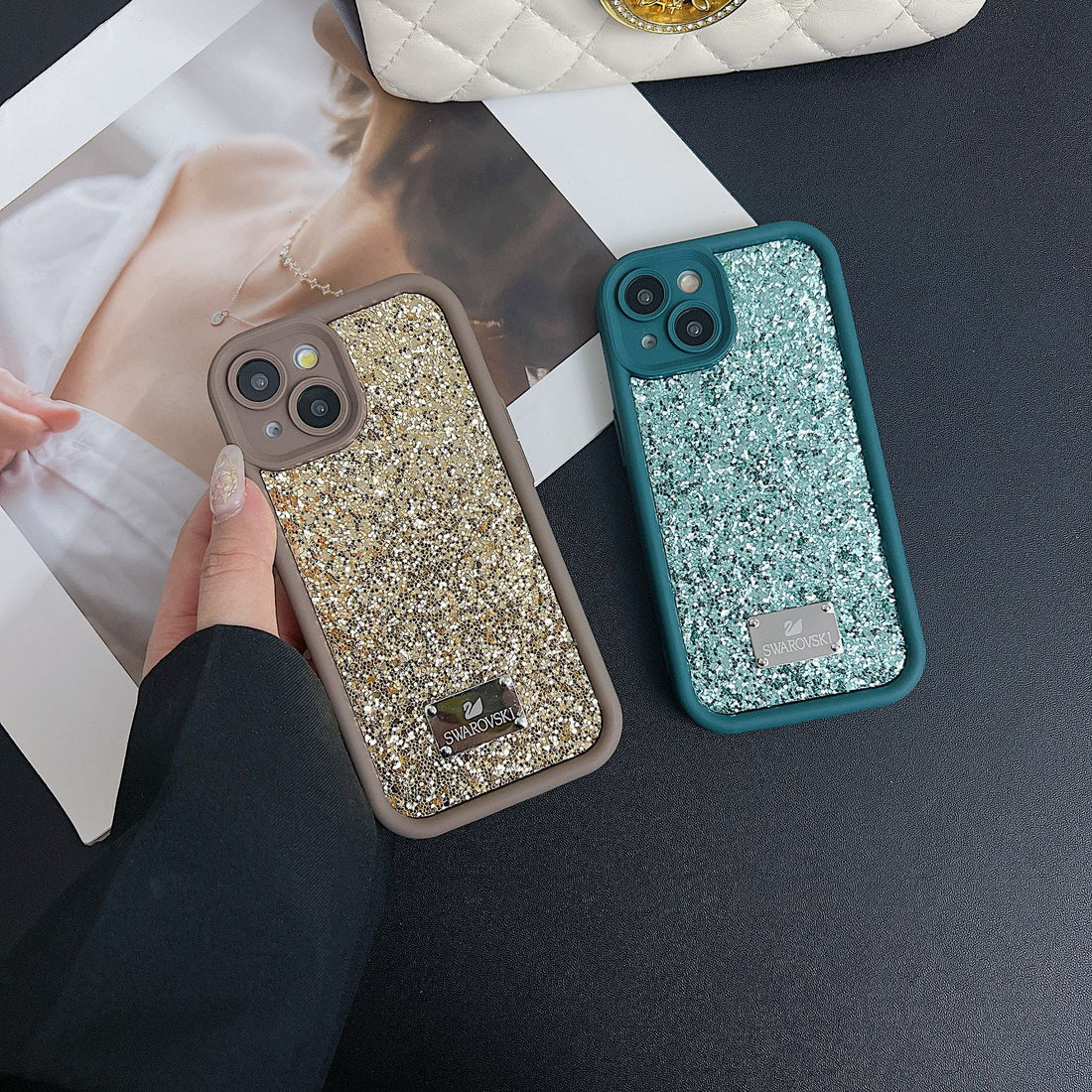Diamond Glitter Sparkle Bling Crystalline Luxury Gem Stone Case