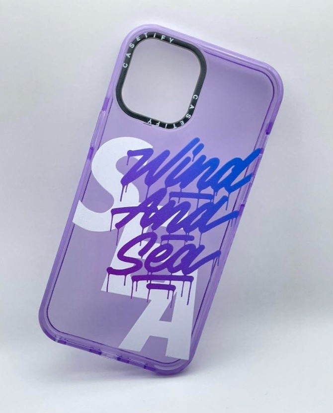 Lavender Wind and Sea Beach Water Lovers Translucent Bumper Case