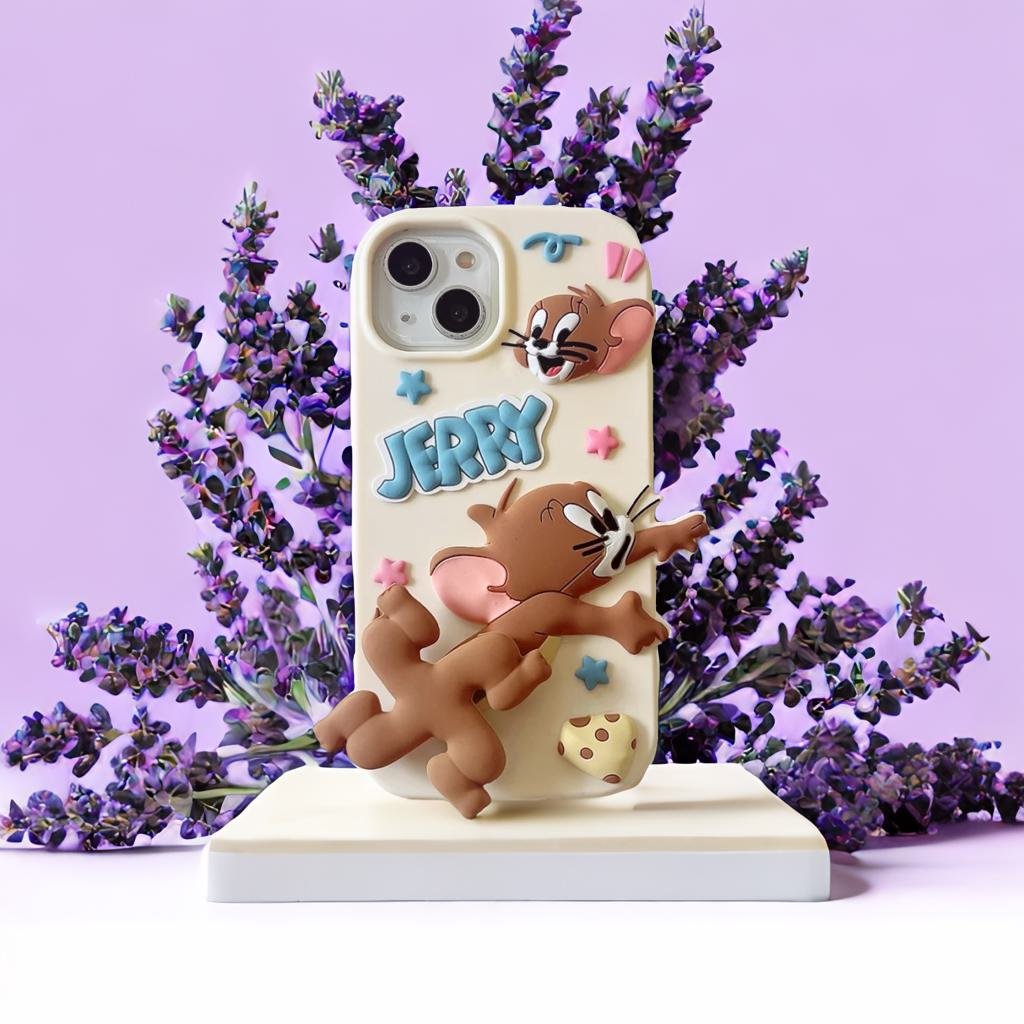 3D Cartoon Mouse Fidget Spinner Playing Game Running Case