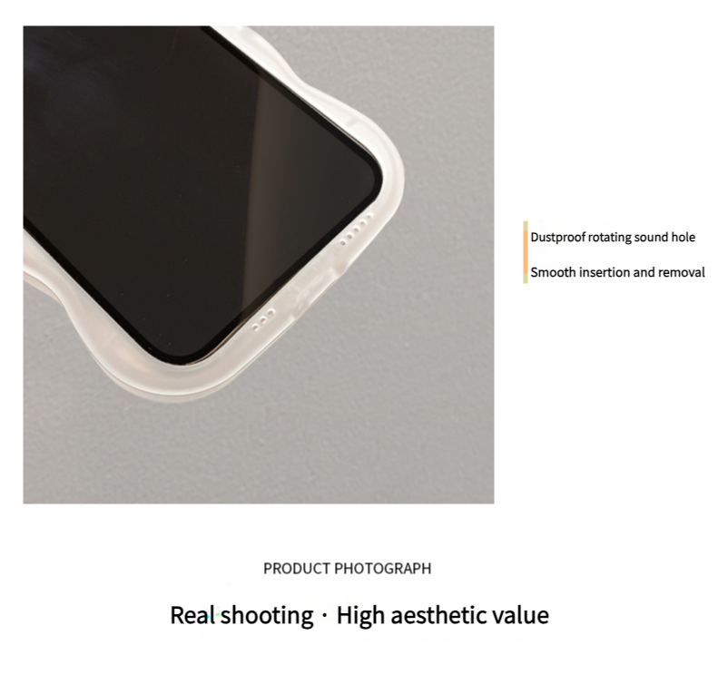 3D Cute Baby Elephant Dancing Cartoon Rainbow Star Floral Wave Curly Invisible Double Phone Stand Holder