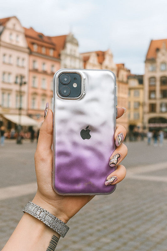 Ombre Holographic Shade Luxury Rainbow Gradient Lens Metallic Sparkly Cute Women Girl Protective Cover