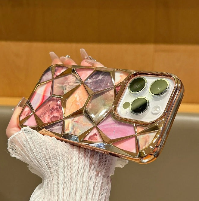 3D Diamond Glitter Bling Cube Gradient Sparkle Case
