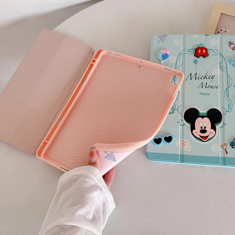 Case Creation for Samsung Tab A9+ 11 inch 3D Cute Cartoon Mickey