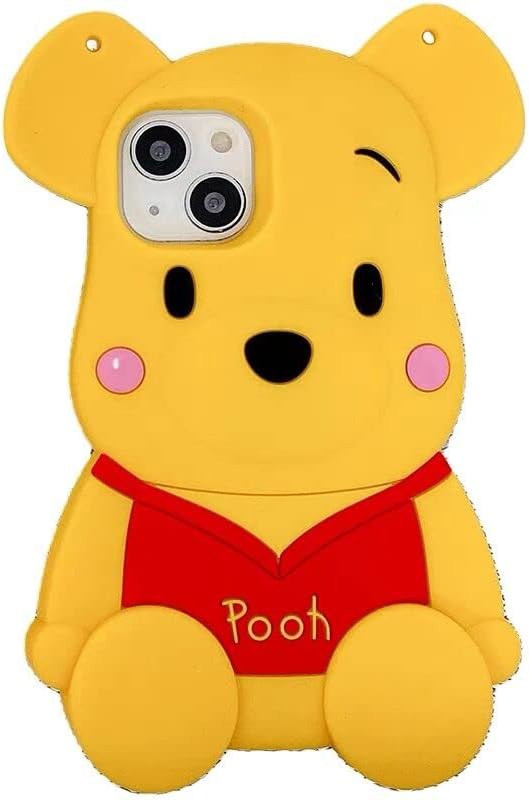 3D Cartoon Winnie the Pooh Bear Oversized Cute Case