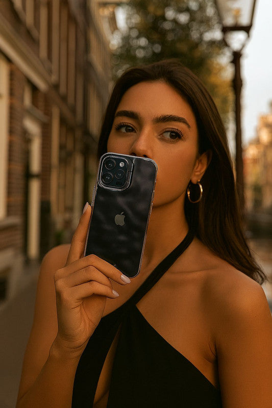 Ombre Holographic Shade Luxury Rainbow Gradient Lens Metallic Sparkly Cute Women Girl Protective Cover