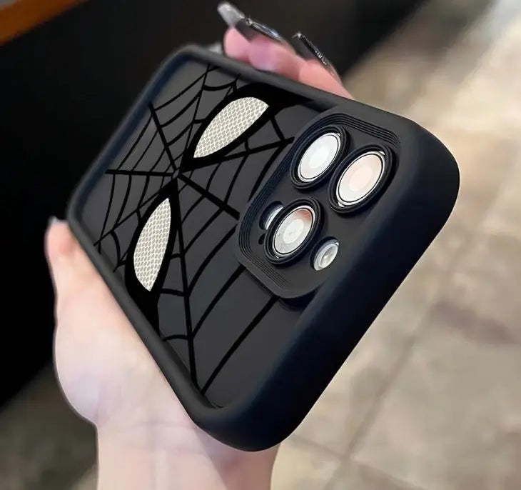 3D Spidey Face Mask Super Hero Movies Spider Man Cartoon Case | Love Black Web