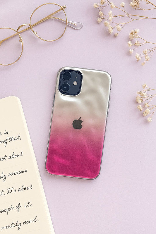 Ombre Holographic Shade Luxury Rainbow Gradient Lens Metallic Sparkly Cute Women Girl Protective Cover