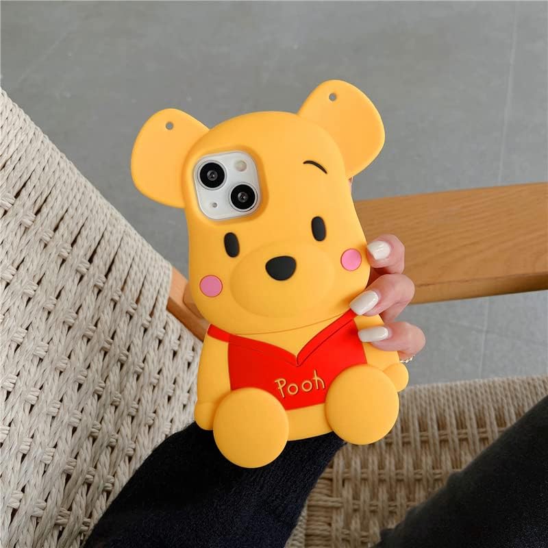 3D Cartoon Winnie the Pooh Bear Oversized Cute Case