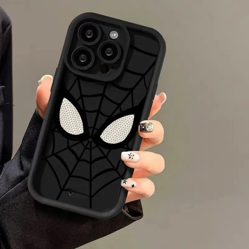 3D Spidey Face Mask Super Hero Movies Spider Man Cartoon Case | Love Black Web