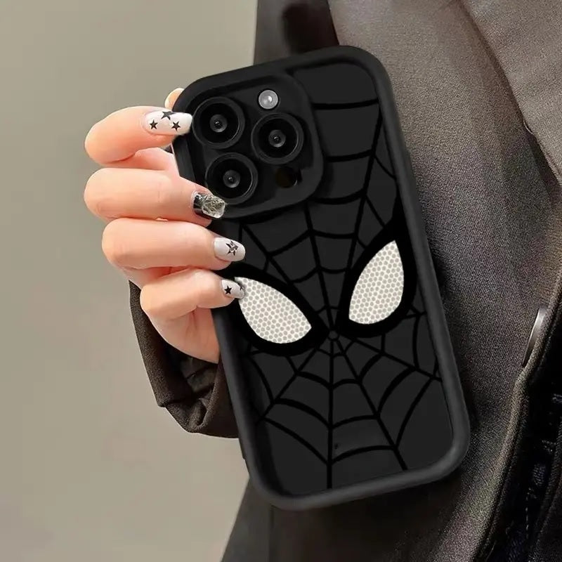 3D Spidey Face Mask Super Hero Movies Spider Man Cartoon Case | Love Black Web