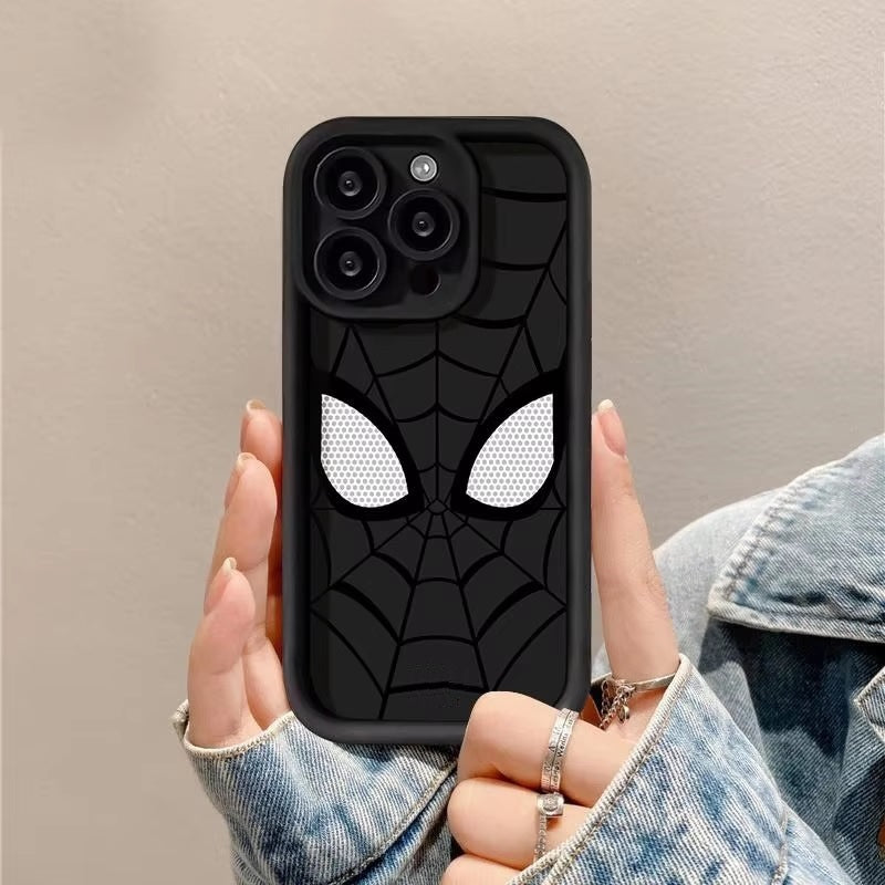 3D Spidey Face Mask Super Hero Movies Spider Man Cartoon Case | Love Black Web