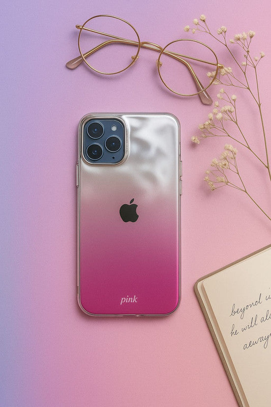 Ombre Holographic Shade Luxury Rainbow Gradient Lens Metallic Sparkly Cute Women Girl Protective Cover