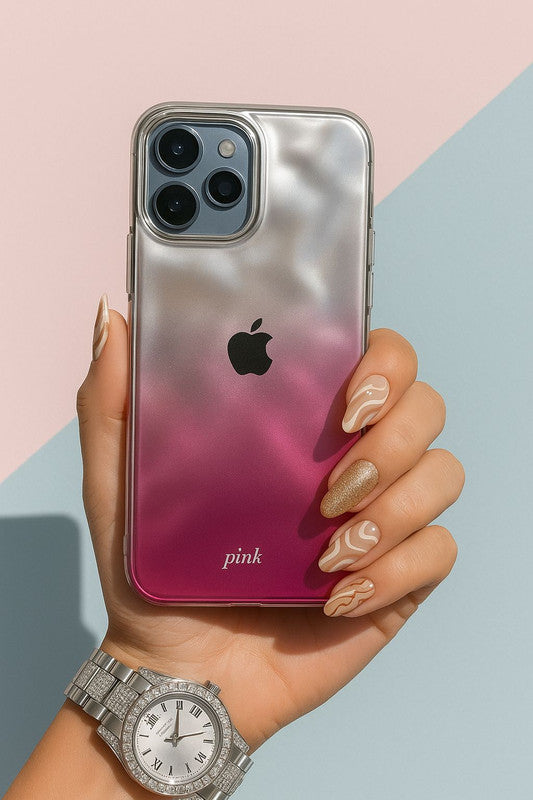 Ombre Holographic Shade Luxury Rainbow Gradient Lens Metallic Sparkly Cute Women Girl Protective Cover