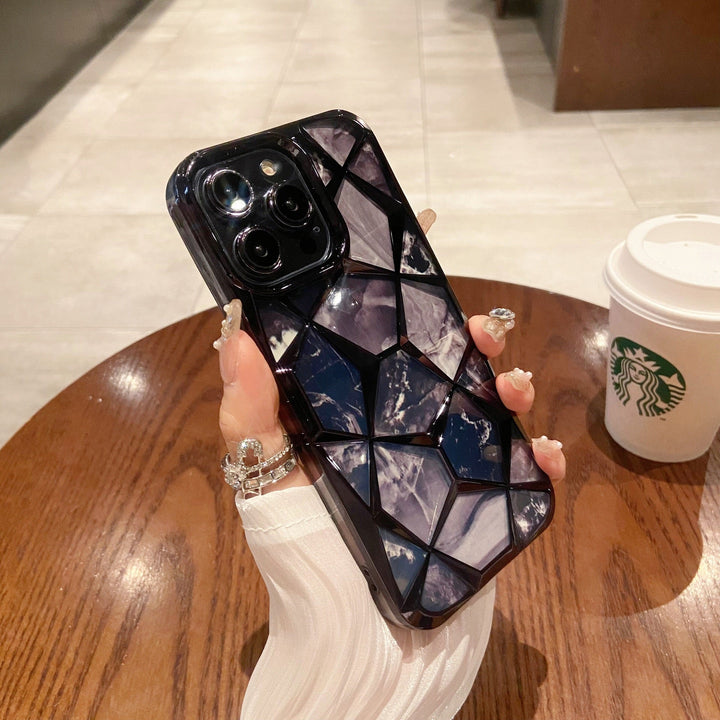 3D Diamond Glitter Bling Cube Gradient Sparkle Case