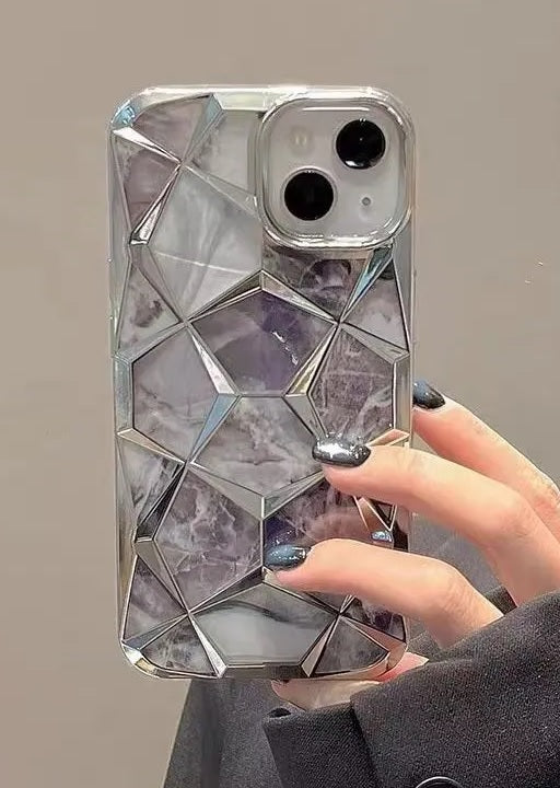 3D Diamond Glitter Bling Cube Gradient Sparkle Case