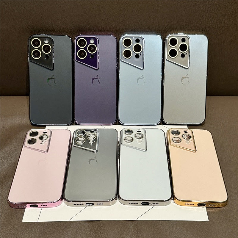 Nano Prismatic Lens Frosted Fibre Glass Porshe Phone with Camera Case