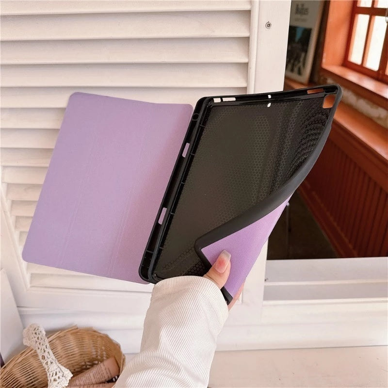 3D Cute Cartoon Kawaii Dog Puppy PU Leather Tablet iPad Flip Case,Smile Boom Auto Wake/Sleep Colorful Stand with Pencil Holder Cover