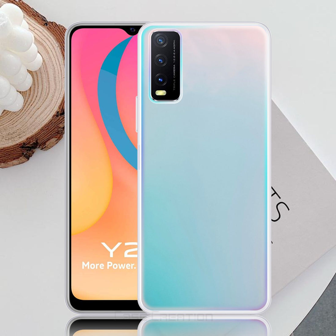 Holographic Clear Super Slim 3D Color Changing Fashion Cool Reflective Hard Back Cover