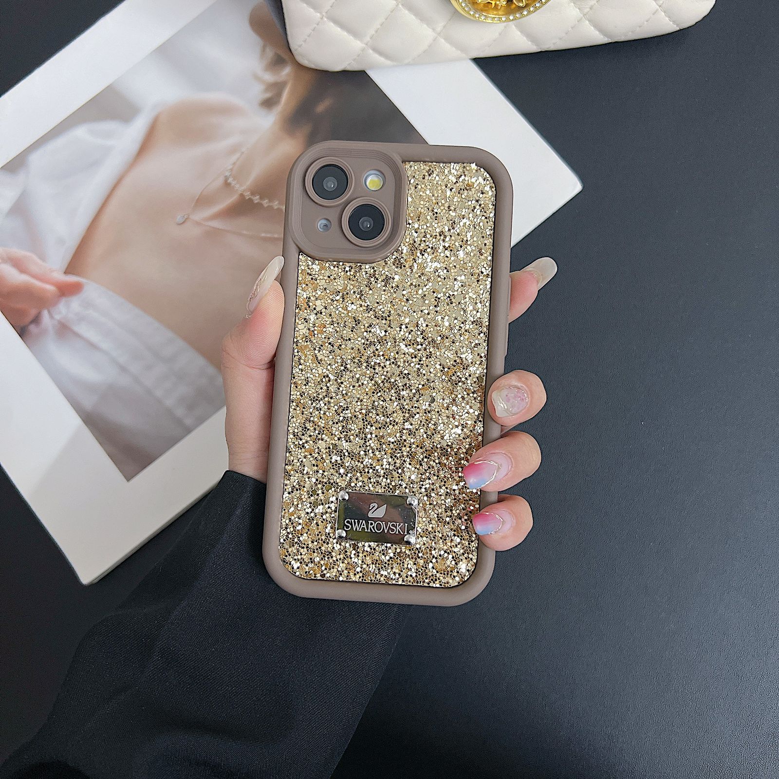 Diamond Glitter Sparkle Bling Crystalline Luxury Gem Stone Case