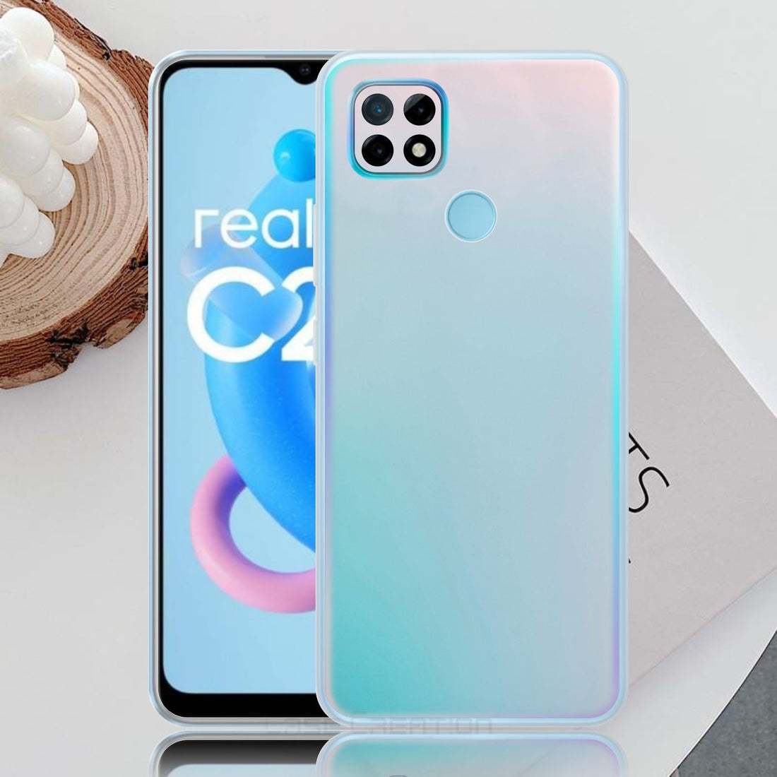 Holographic Clear Super Slim 3D Color Changing Fashion Cool Reflective Hard Back Cover