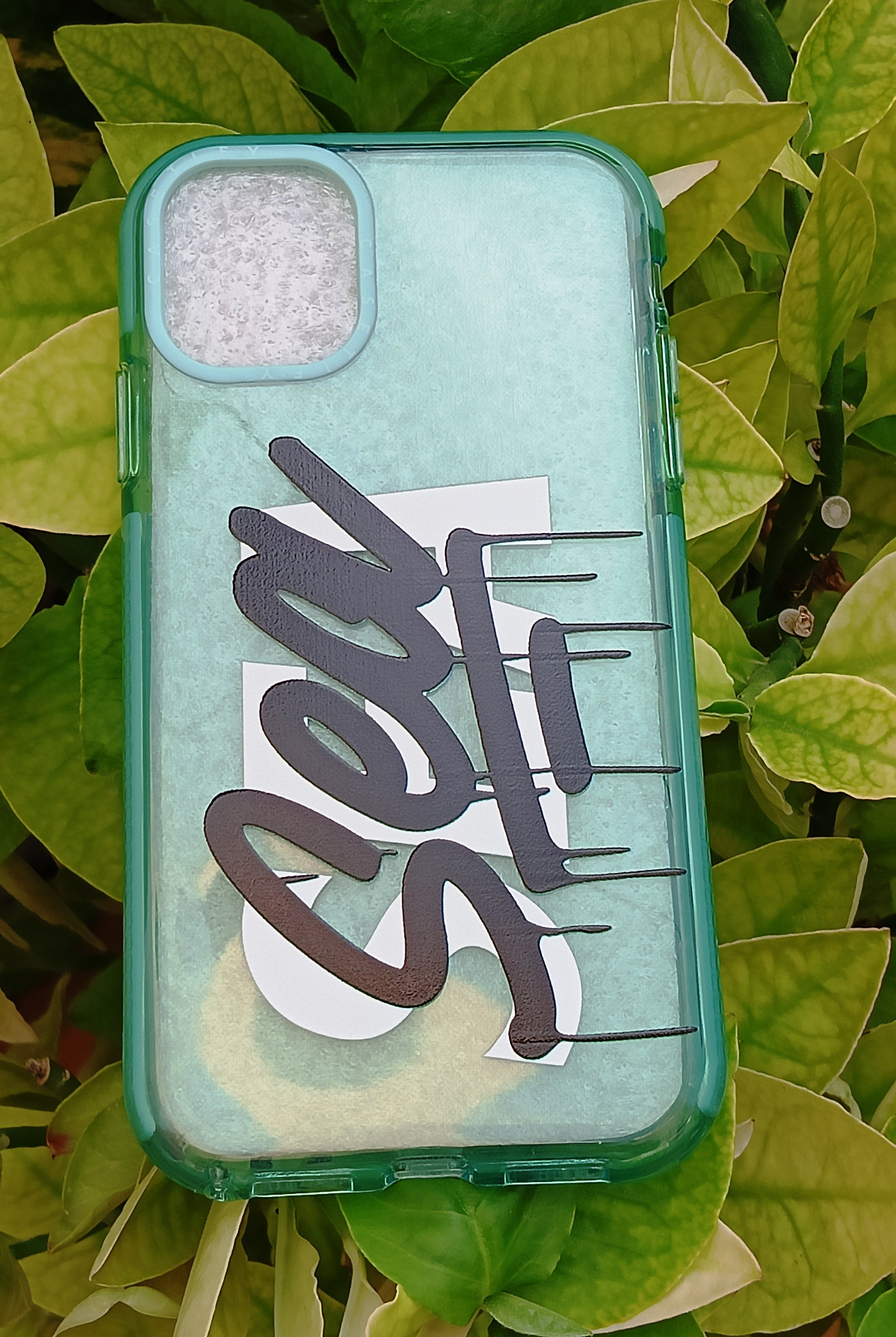 Pastel Light Green Wind and Sea Beach Water Lovers Translucent Bumper Case