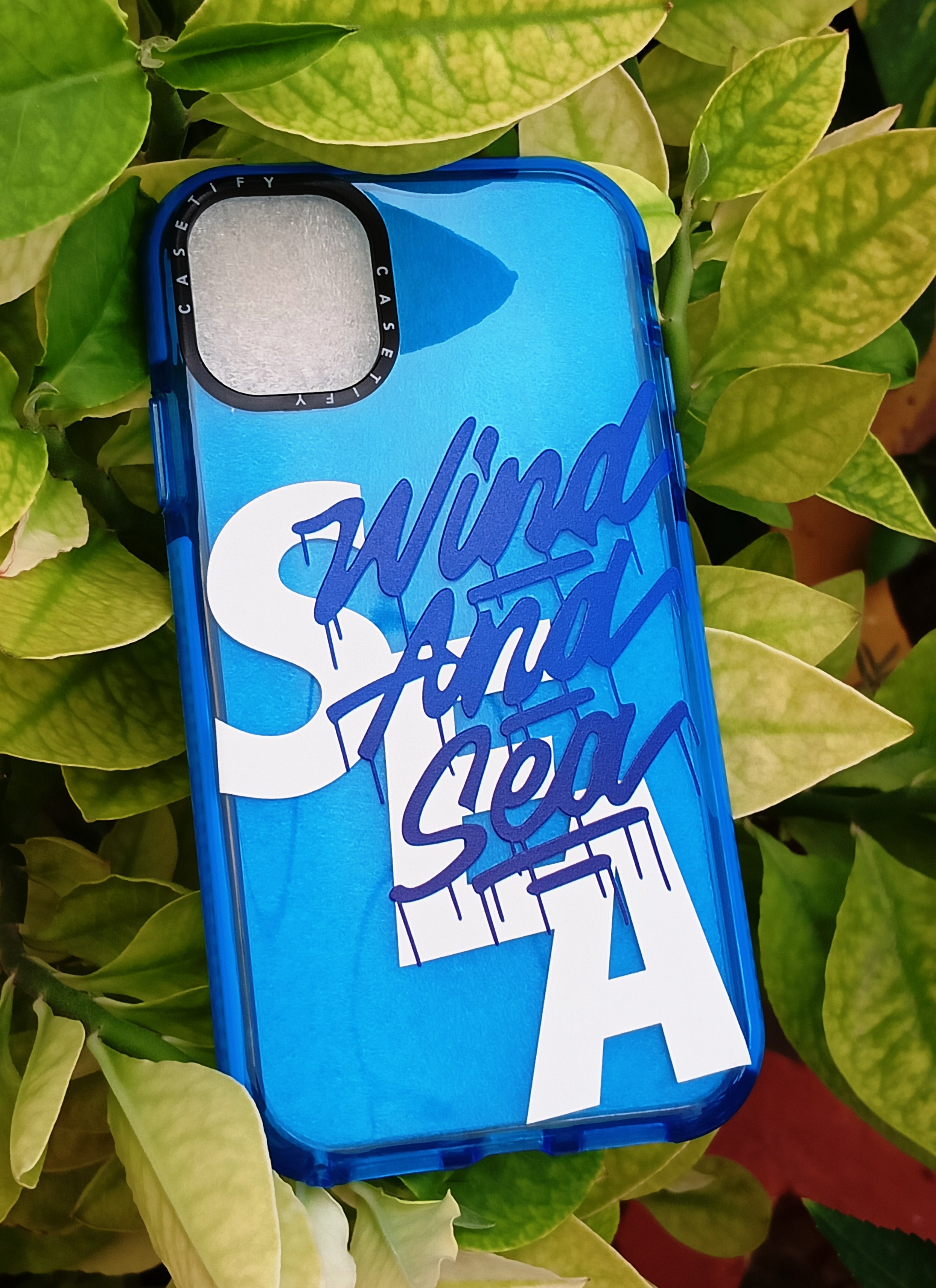 Royal Shine Blue Wind and Sea Beach Water Lovers Translucent Bumper Case