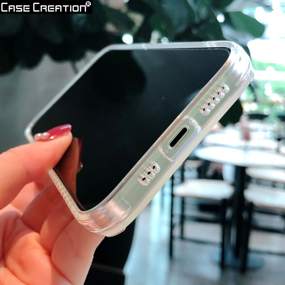 Holographic Clear Super Slim 3D Color Changing Fashion Cool Reflective Hard Back Cover
