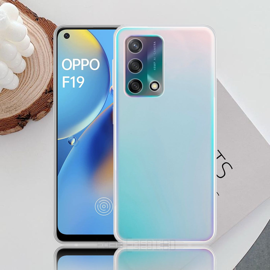 Holographic Clear Super Slim 3D Color Changing Fashion Cool Reflective Hard Back Cover