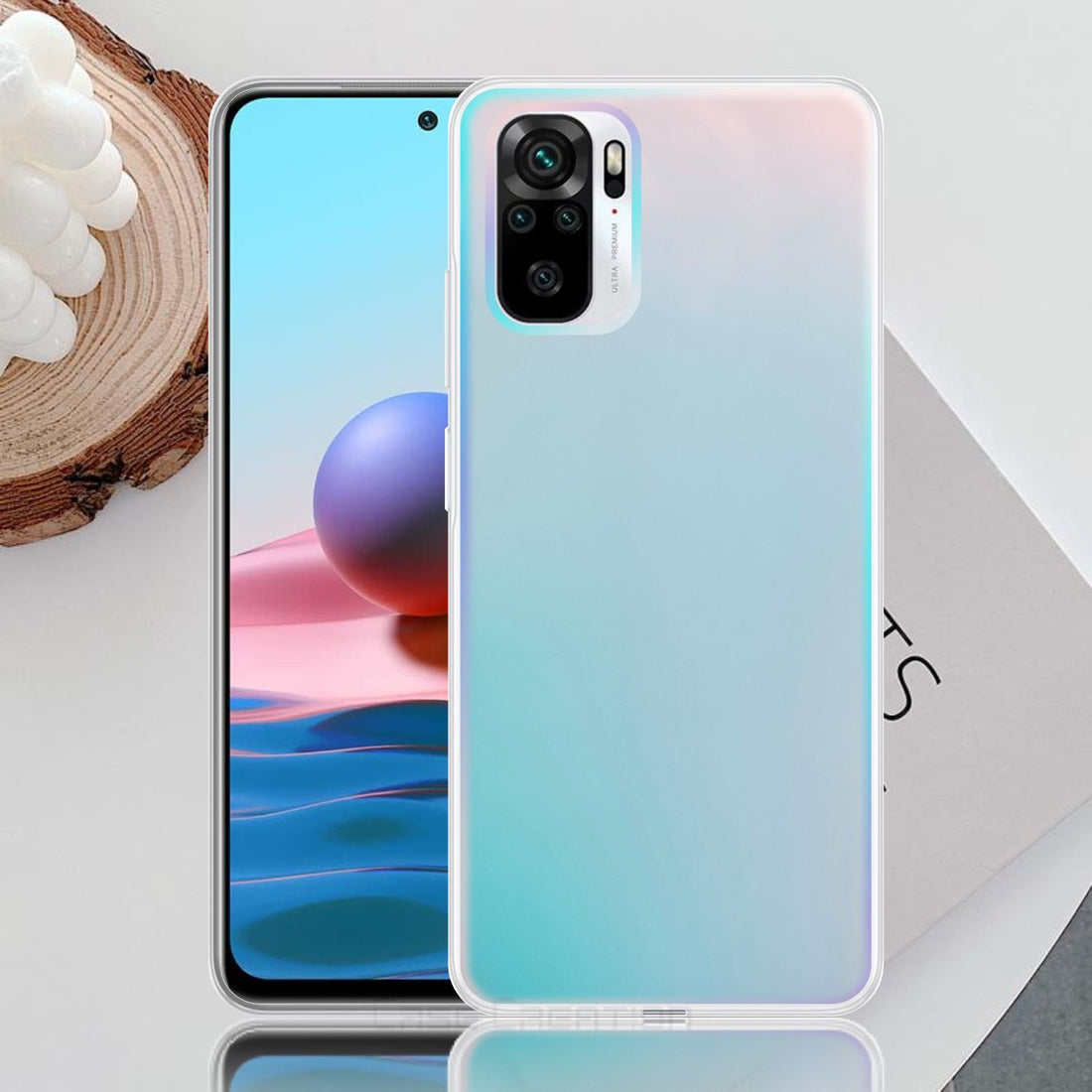 Holographic Clear Super Slim 3D Color Changing Fashion Cool Reflective Hard Back Cover