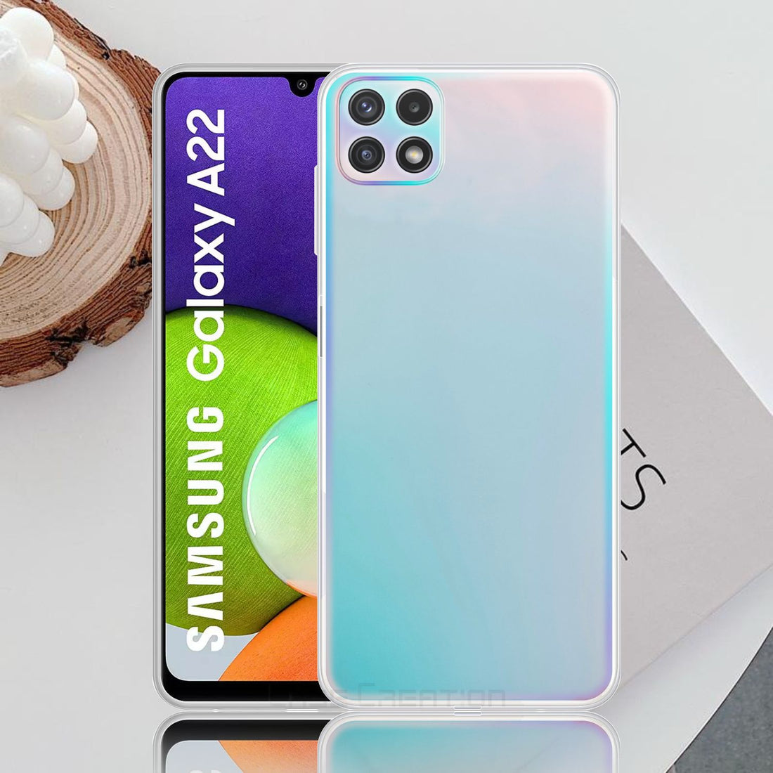 Holographic Clear Super Slim 3D Color Changing Fashion Cool Reflective Hard Back Cover