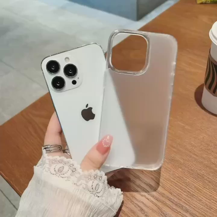 Non-Yellowing ,Anti Fingerprint Matte Transparent Phone Cover