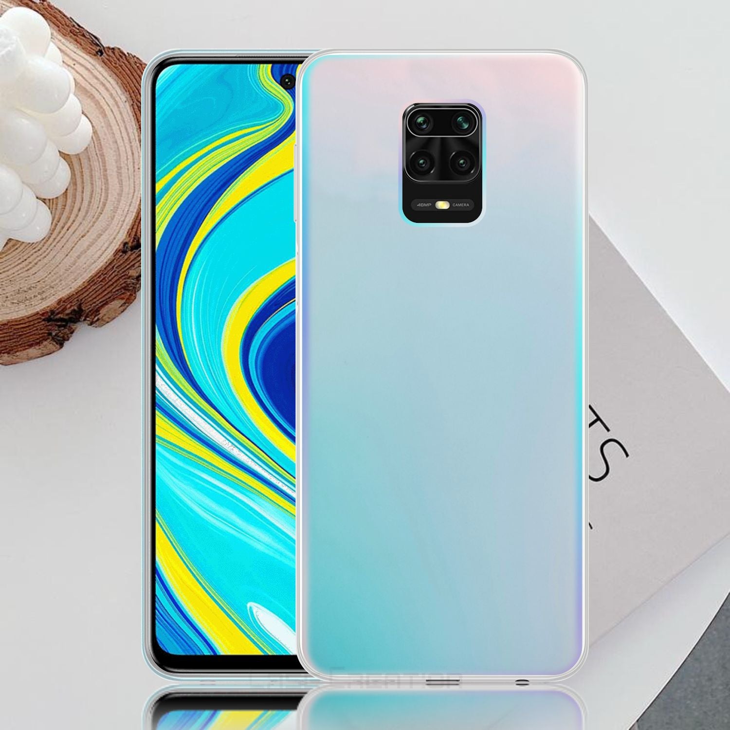 Holographic Clear Super Slim 3D Color Changing Fashion Cool Reflective Hard Back Cover